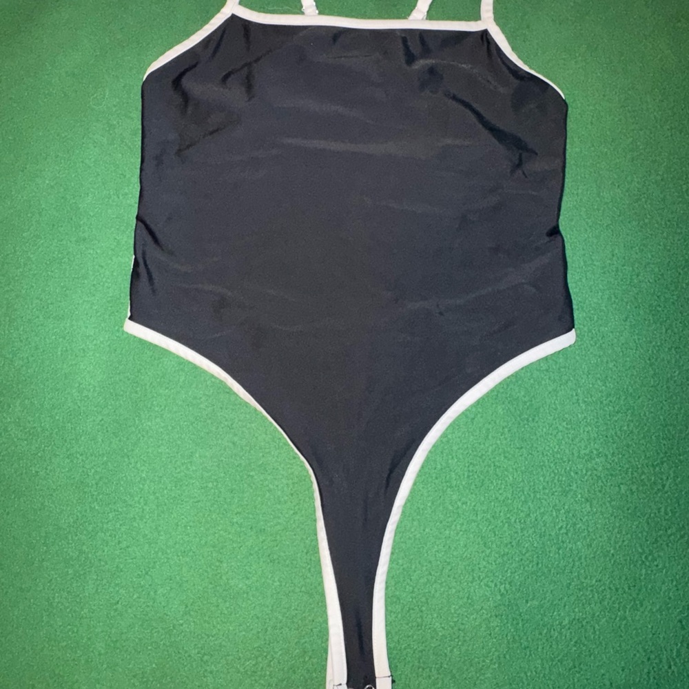 Forever 21 Black and White Bodysuit